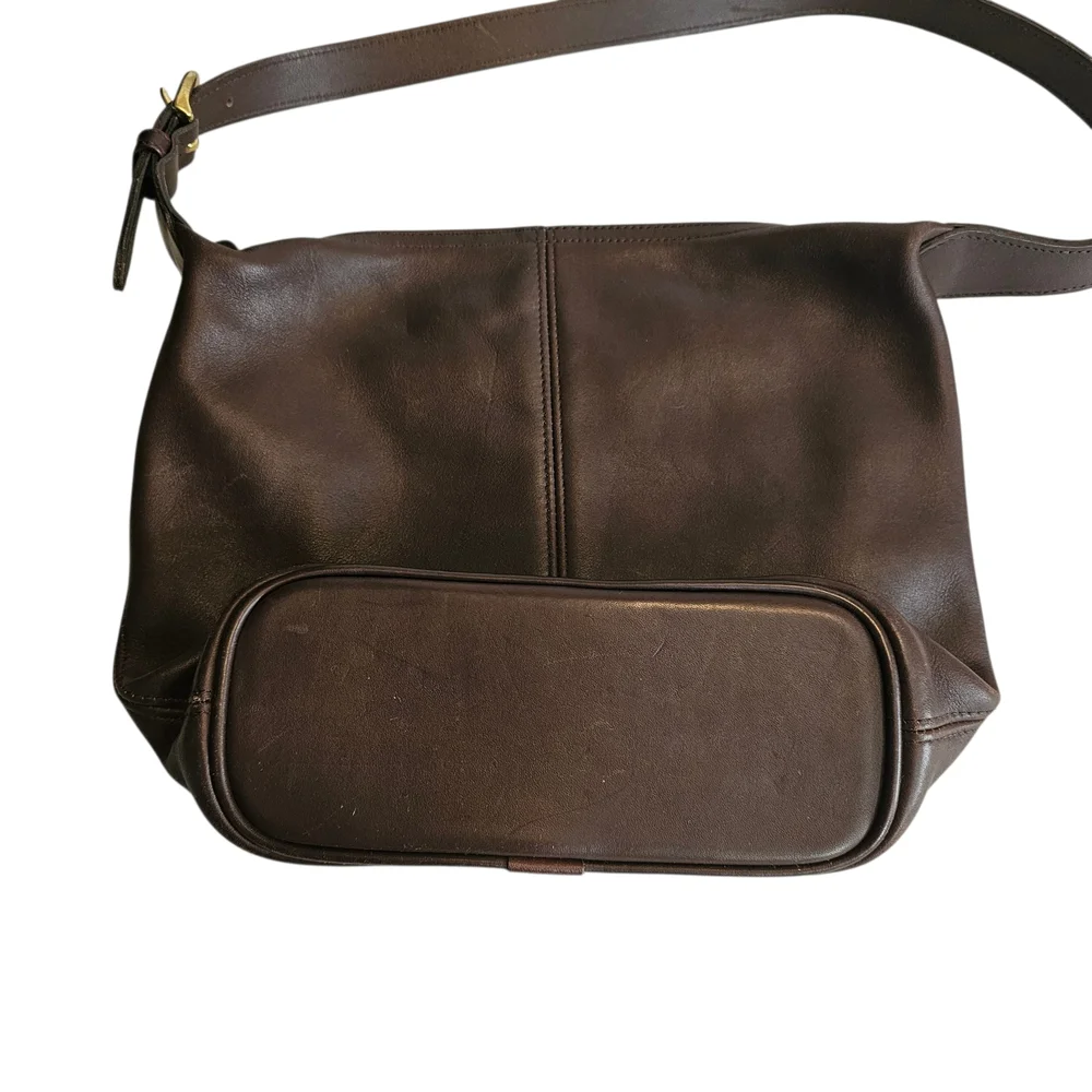 Vintage Coach Soho Leather Bucket Shoulder Bag Brown 4148 Costa Rica - Picture 5 of 14